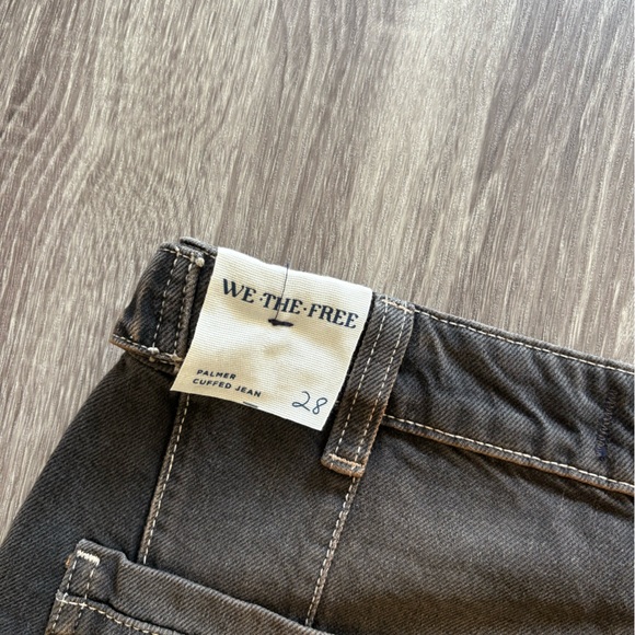 NEW! Free People The Palmer cuffed jeans - Picture 11 of 12